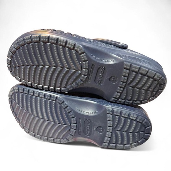 Crocs Mens‎ Navy Blue Size 11 Like New - Picture 5 of 5